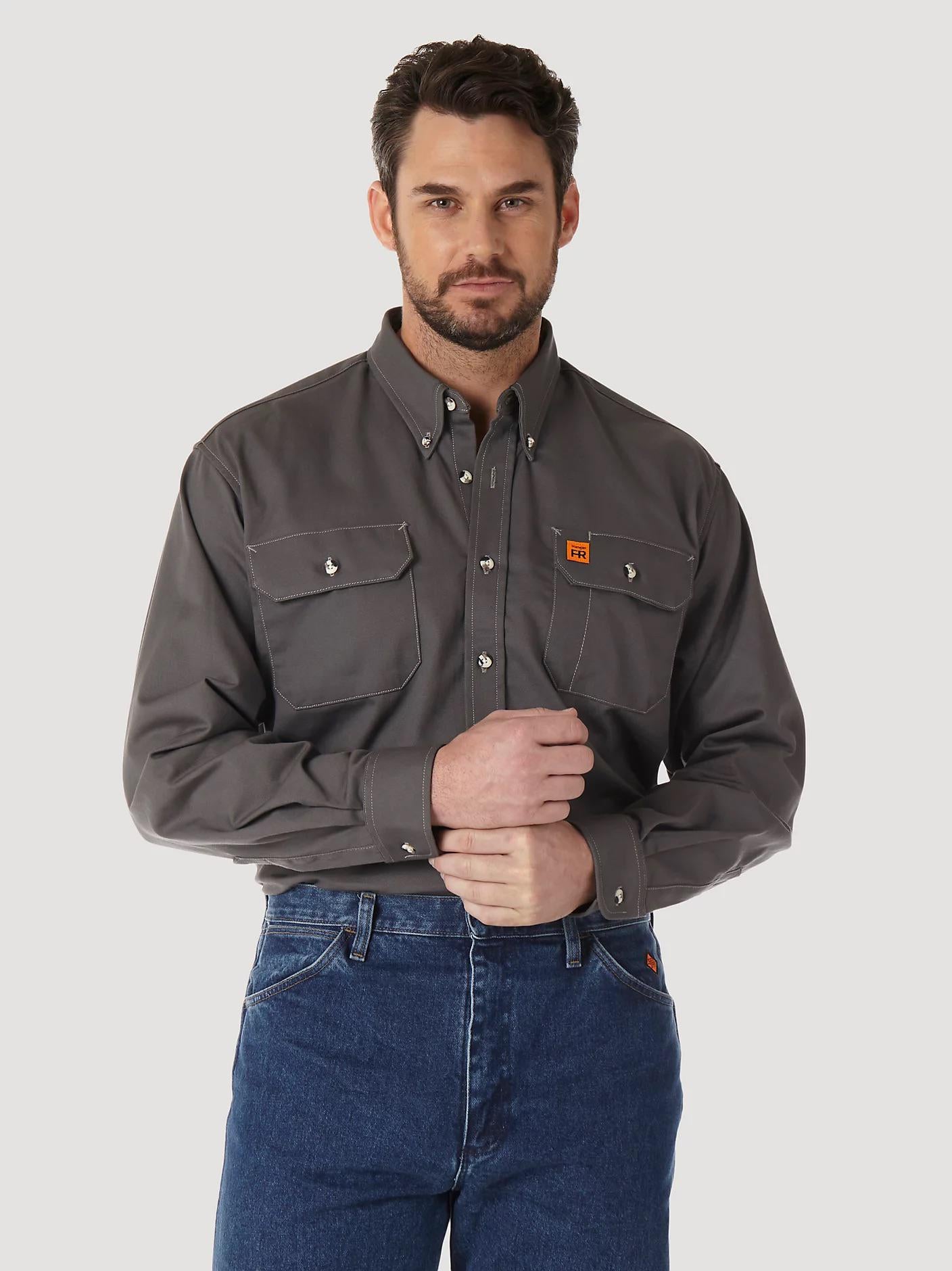 Wrangler Men's Flame Resistant Riggs Work Shirt