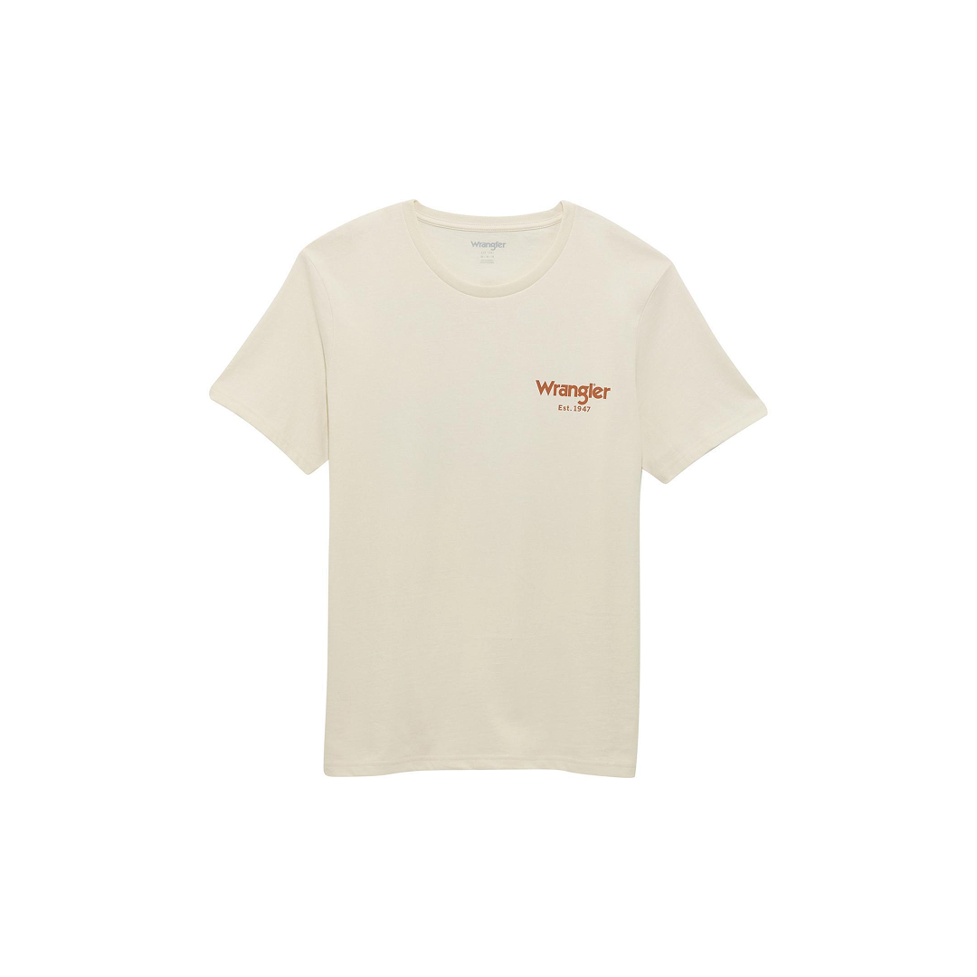 Wrangler Men's Graphic Short Sleeve T-Shirt In Vaporous Gray