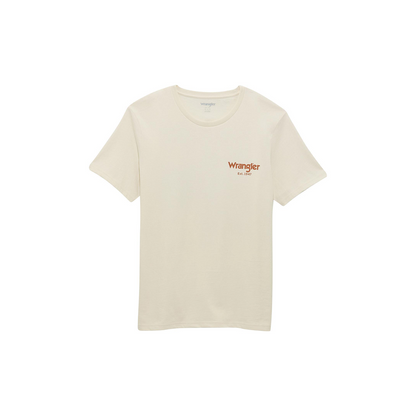 Wrangler Men's Graphic Short Sleeve T-Shirt In Vaporous Gray
