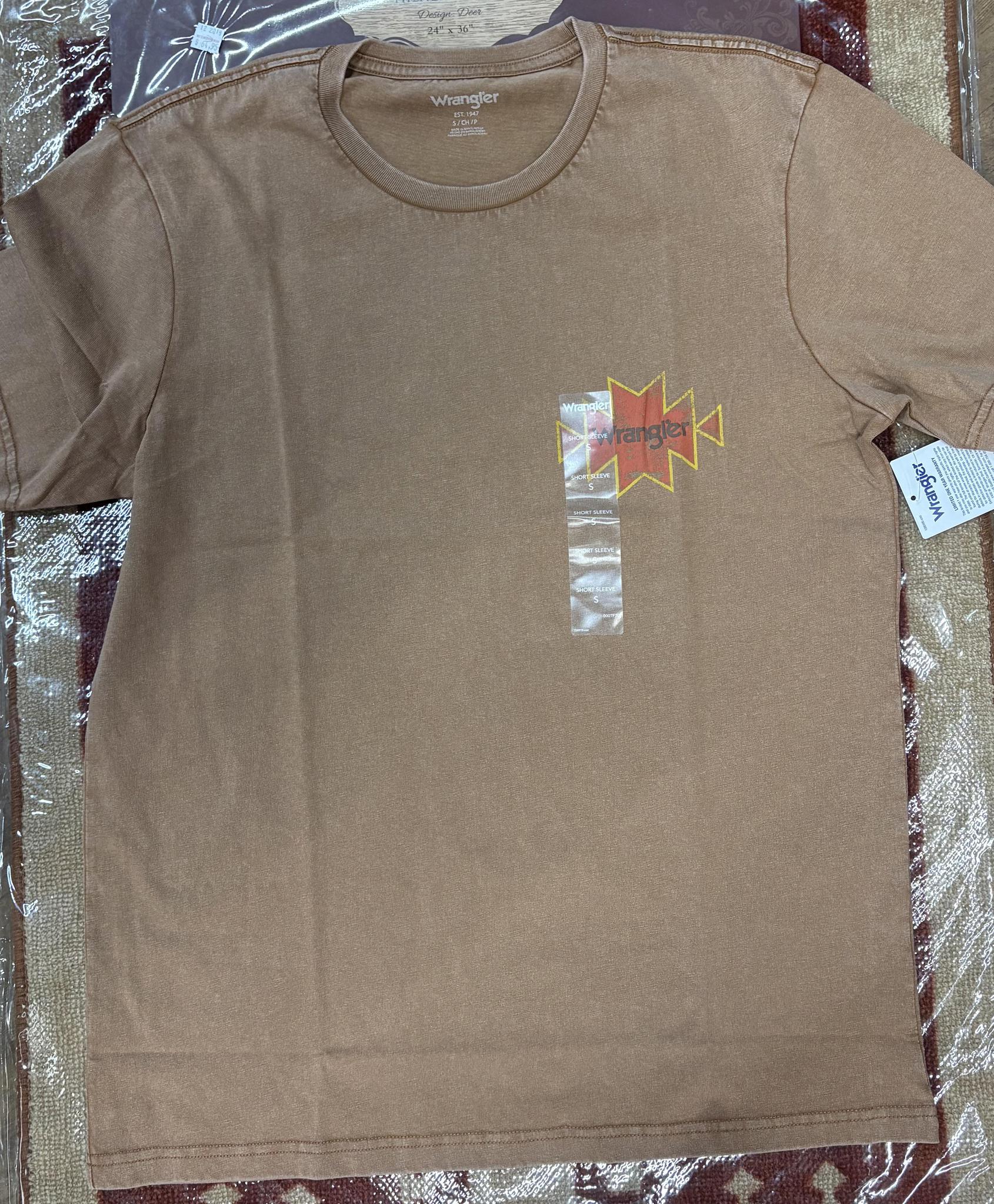 Wrangler Men's Graphic Short Sleeve T-Shirt - Regular Fit - Rawhide weis-western-wear