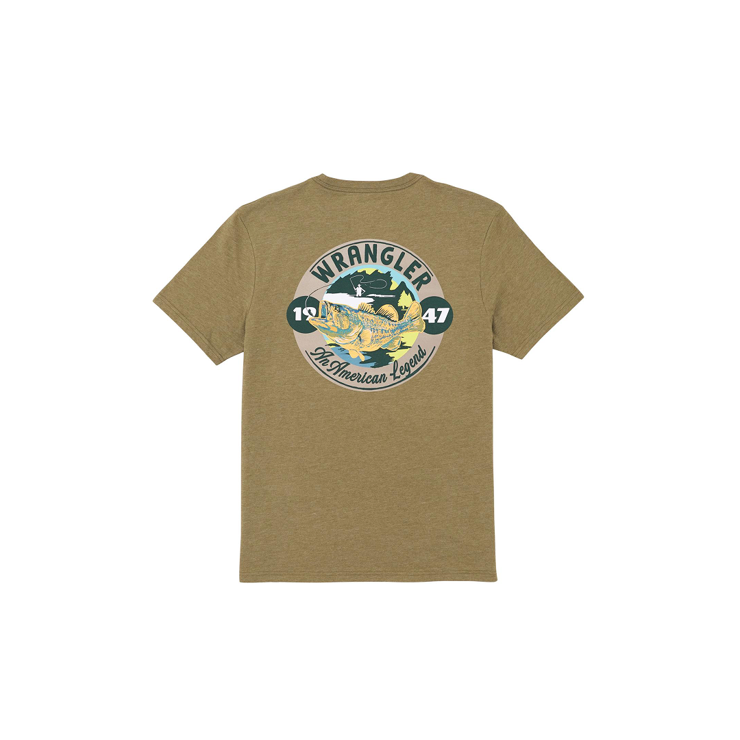 Wrangler Men's Graphic T-shirt Burnt Olive