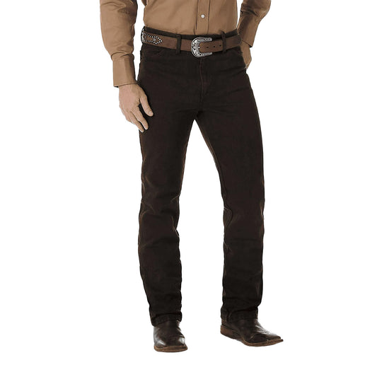 Wrangler Men's Jeans Cowboy Cut Slim Fit Black Chocolate 936KCL