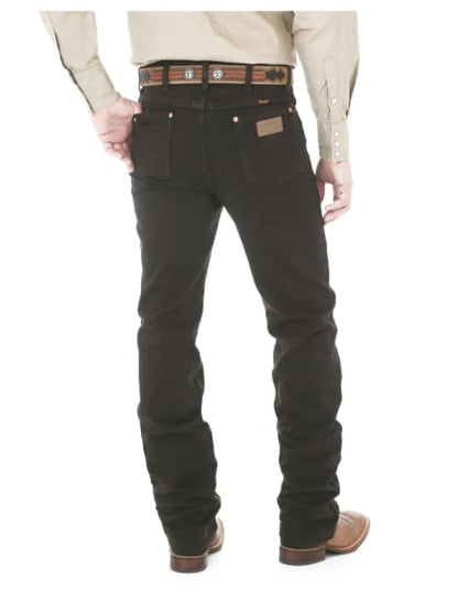 Wrangler Men's Jeans Cowboy Cut Slim Fit Black Chocolate