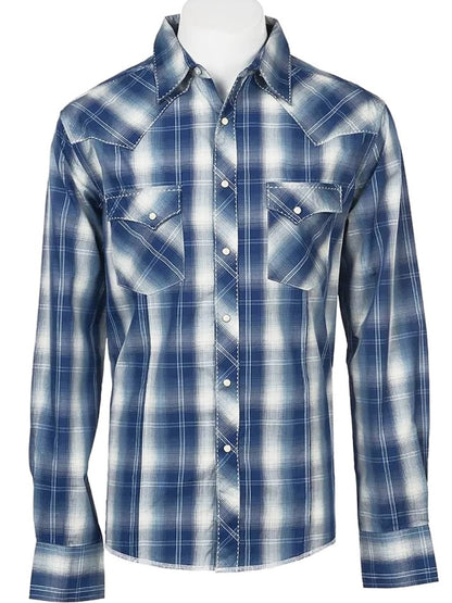 Wrangler Men’s Shirt Long Sleeve Snap- Clearance