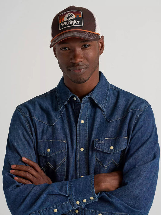 Wrangler Sunset Trucker Baseball Cap SS0004 weis-western-wear