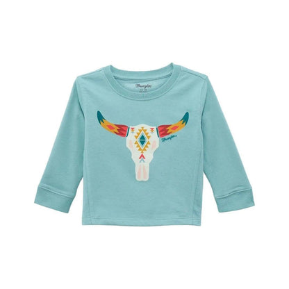 Wrangler Toddler Girls' Steer Crewneck Sweatshirt weis-western-wear