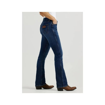 Wrangler Women's Bailey Boot Cut High Rise Isle Jean weis-western-wear