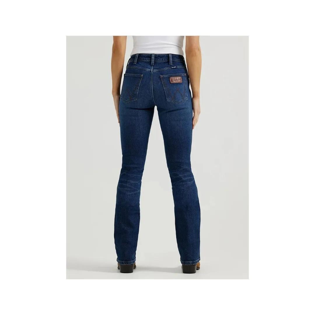Wrangler Women's Bailey Boot Cut High Rise Isle Jean weis-western-wear