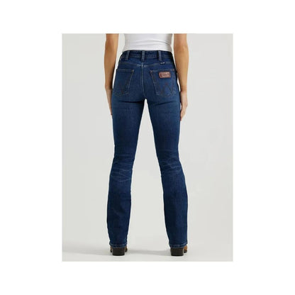 Wrangler Women's Bailey Boot Cut High Rise Isle Jean weis-western-wear