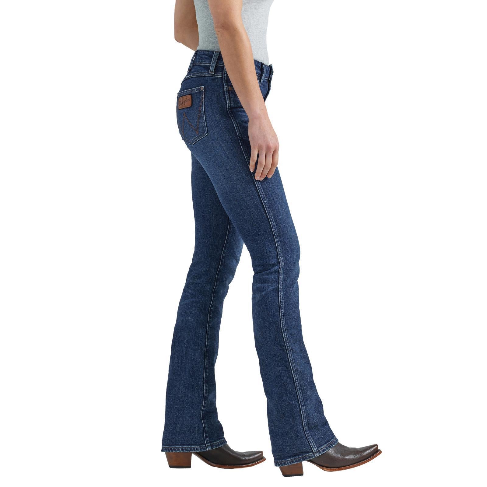 Wrangler Women's Bailey Boot Cut High Rise Isle Jean 112352982