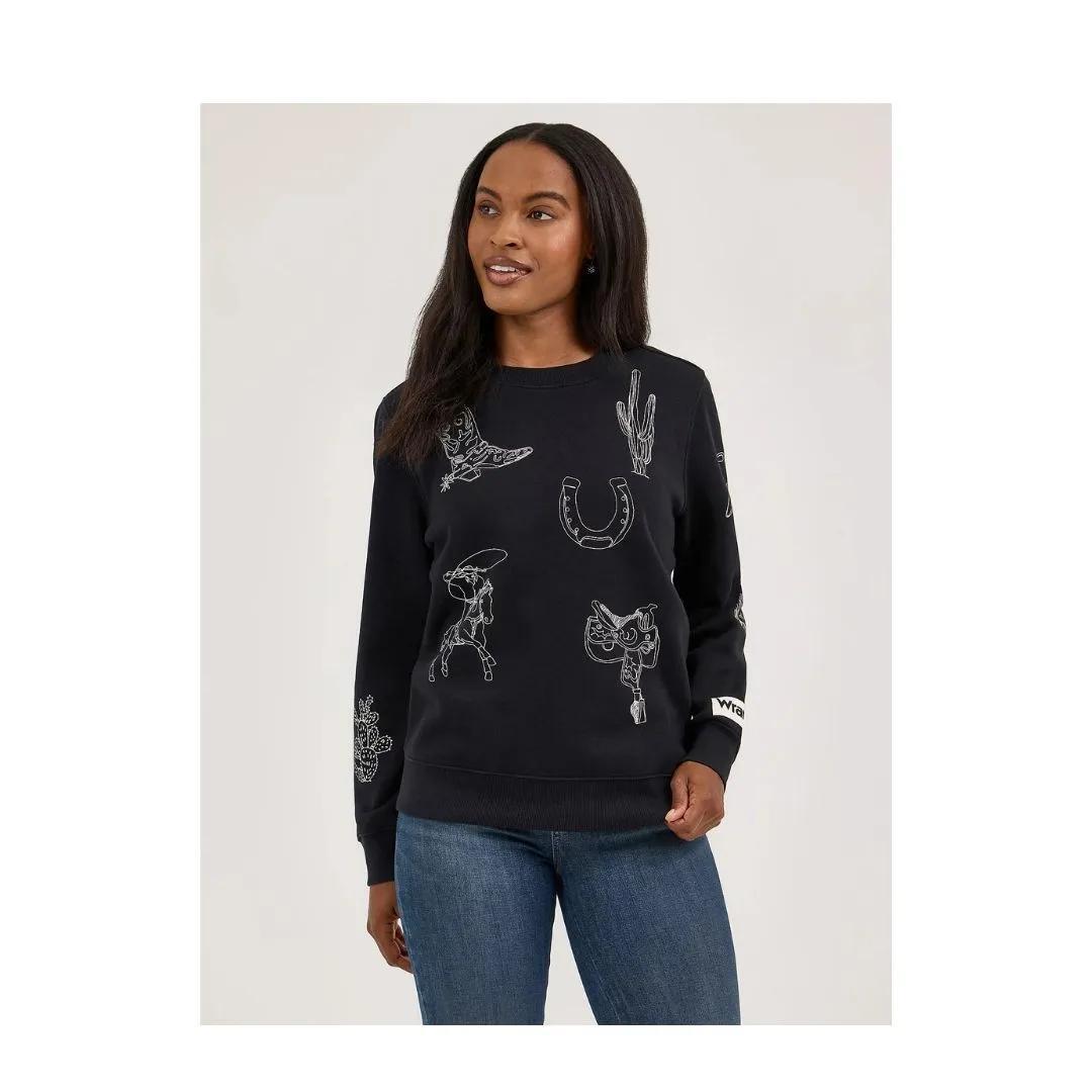 Wrangler Women's Icons Pullover Sweatshirt weis-western-wear