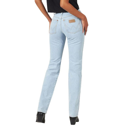 Wrangler Women’s Jeans Cowboy Cut Non-Stretch Light Wash 1014MWZGH