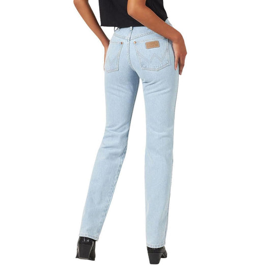 Wrangler Women’s Jeans Cowboy Cut Non-Stretch Light Wash 1014MWZGH