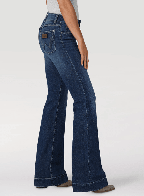 Wrangler Women’s Jeans Mid Rise Retro Mae Trouser
