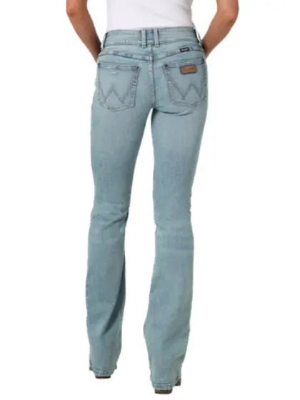 Wrangler Women’s Jeans Retro Mae Mid Rise Boot Cut CLEARANCE