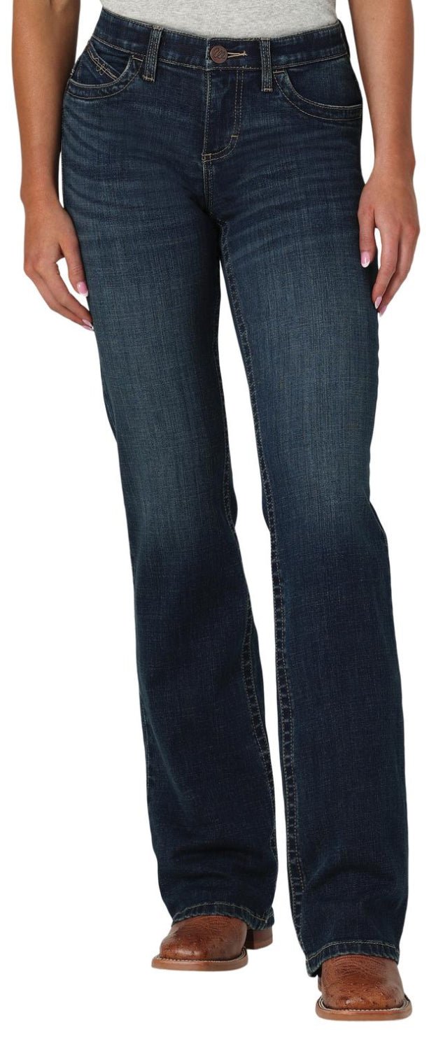 Wrangler Women's Jeans Riding Mid Rise Relaxed Fit Jade – Wei's