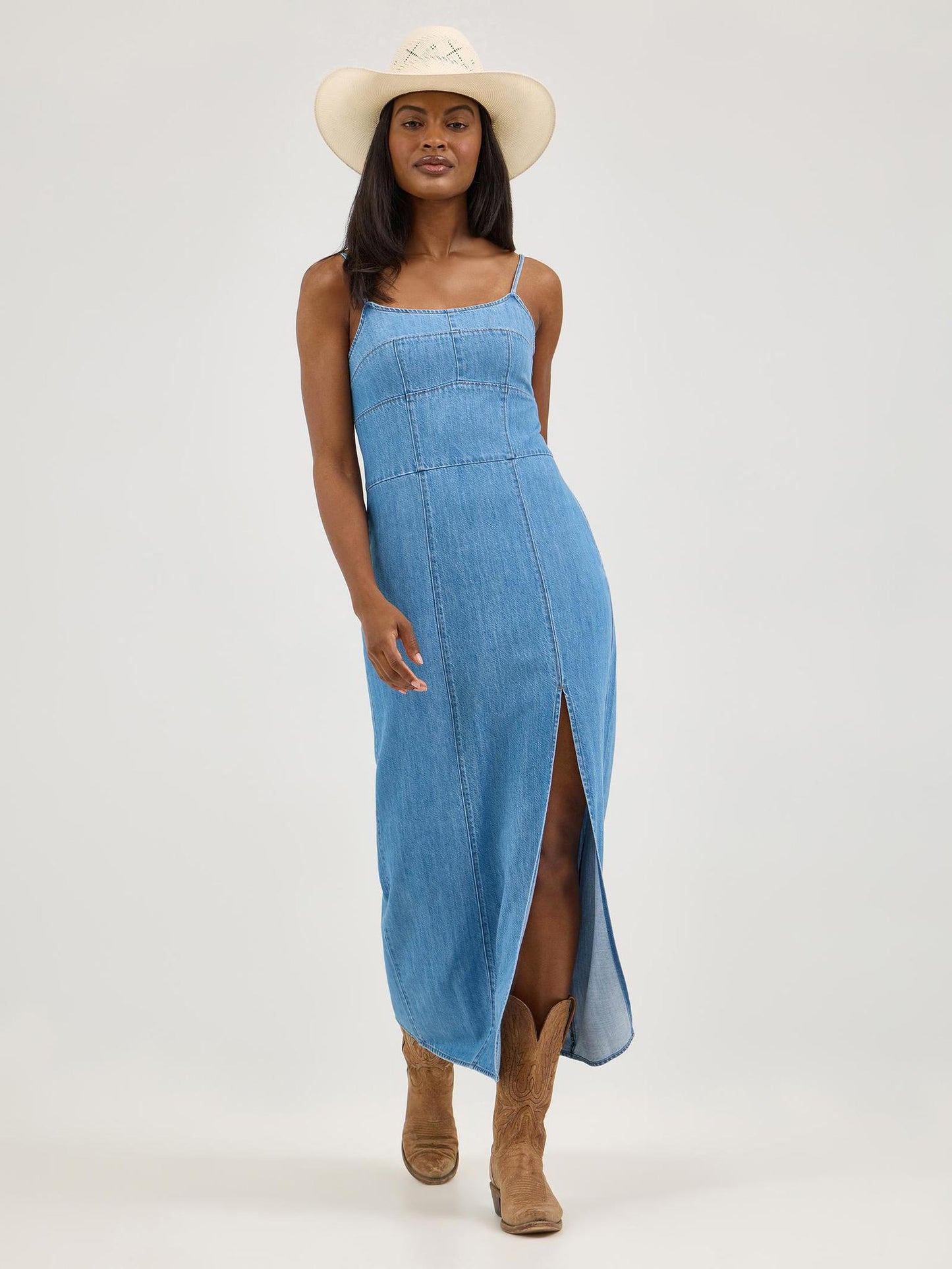 Wrangler Women's Maxi Denim Dress weis-western-wear