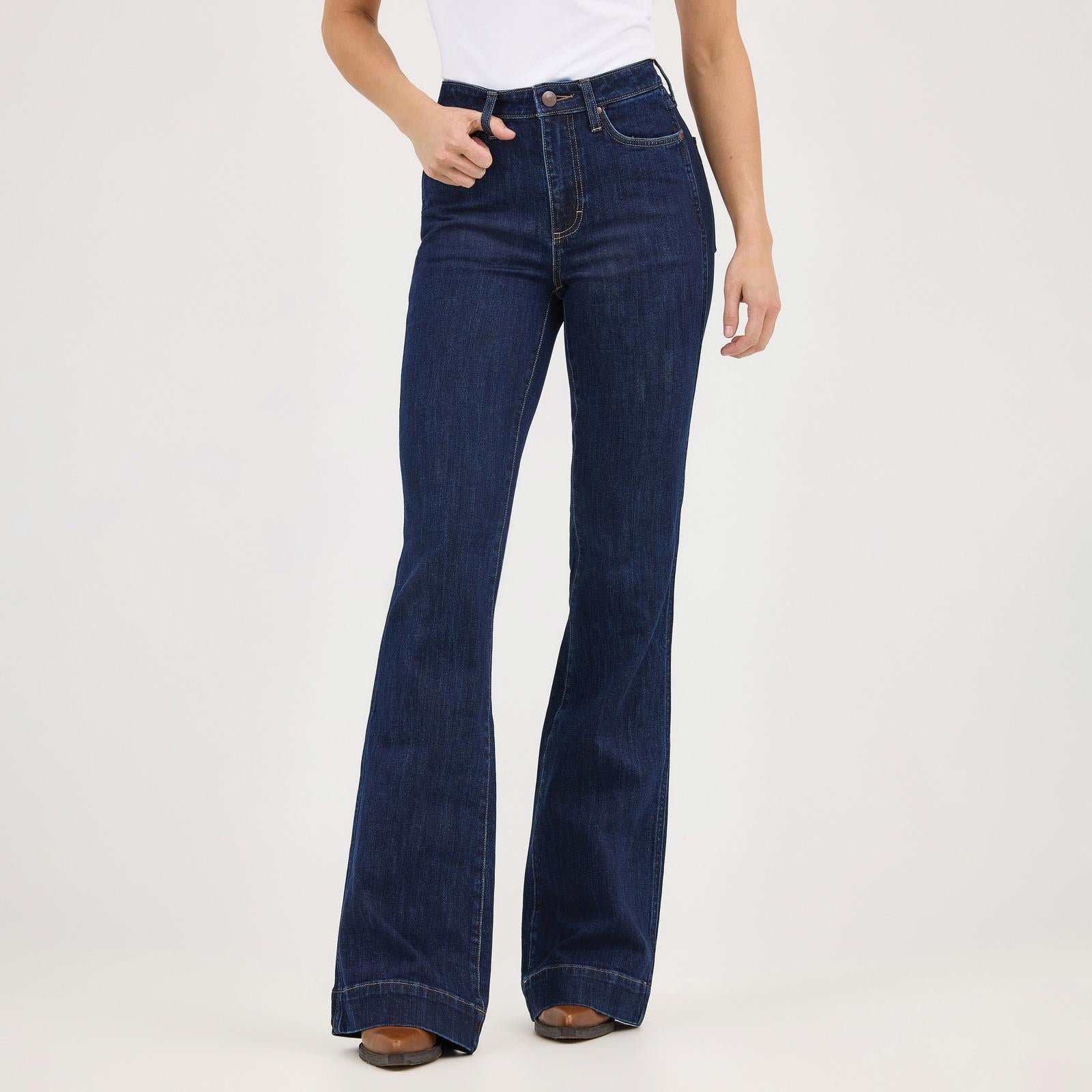 Wrangler Women's Retro® Bailey Trouser Jean - High Rise - Vanessa weis-western-wear