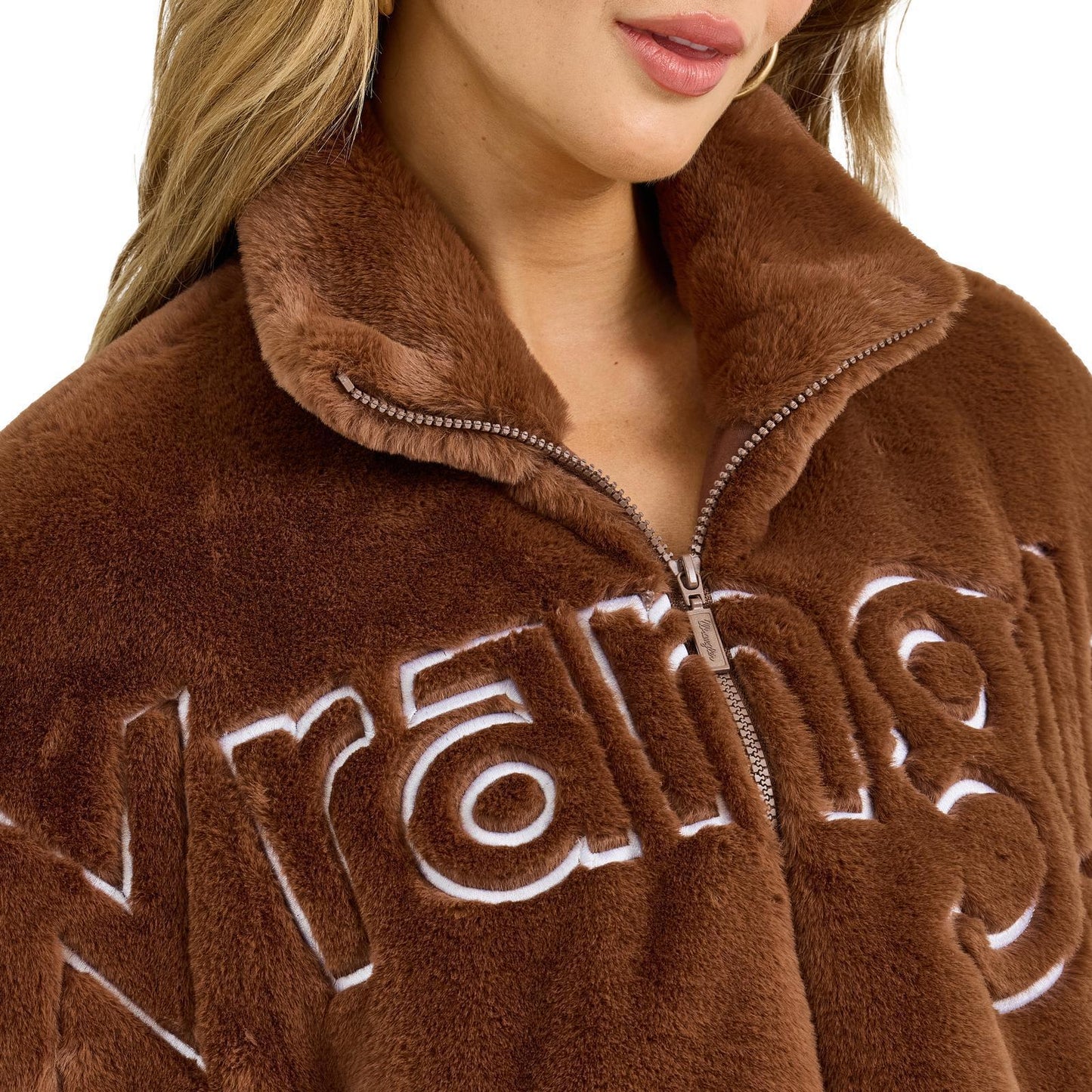 Wrangler Women's Retro® Logo Fur Jacket - Brown
