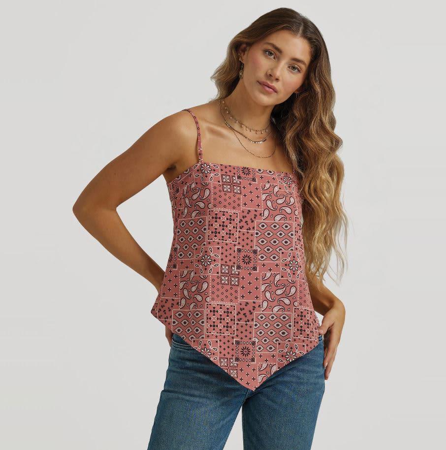 Wrangler Women's Retro Punchy Tie Top - CLEARANCE