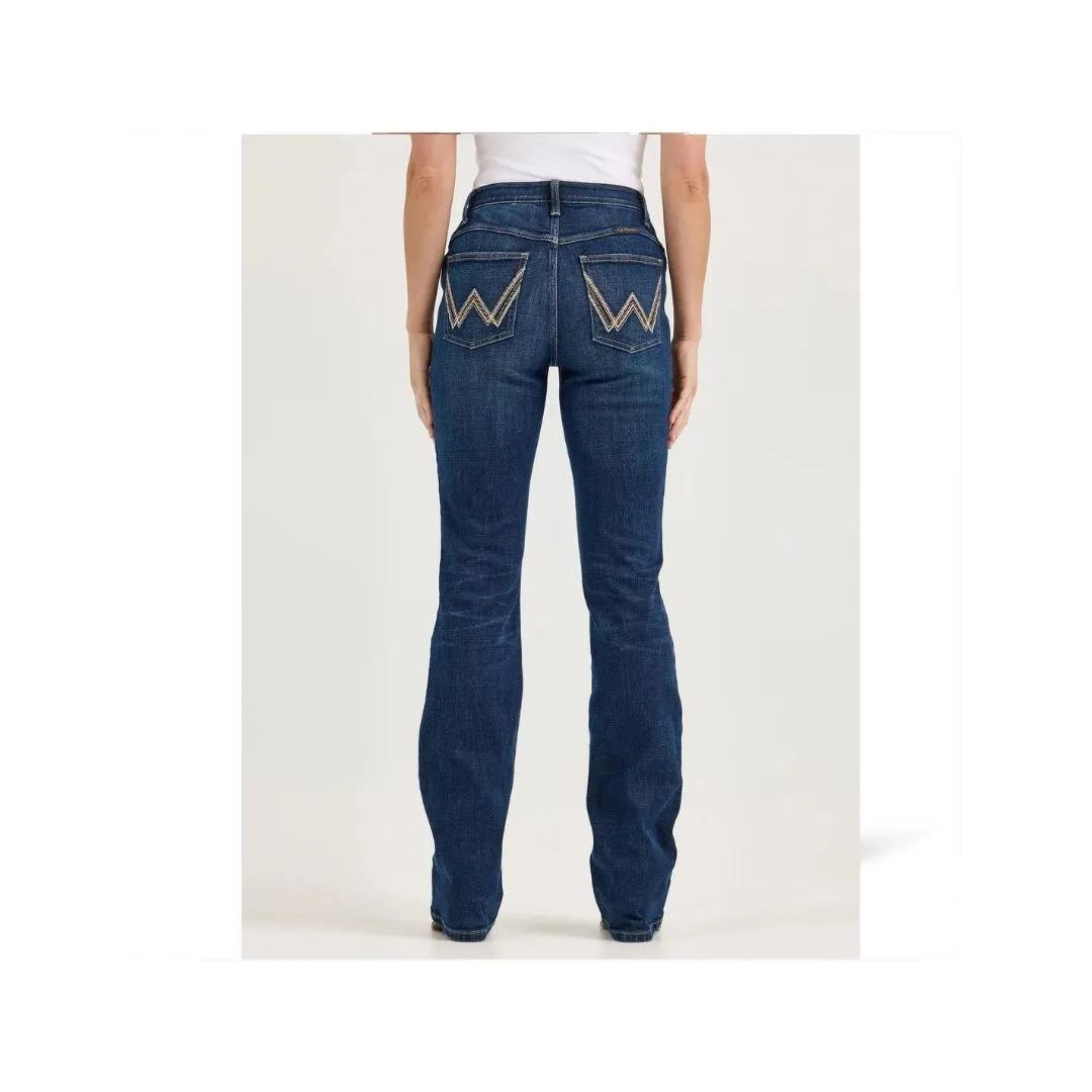 Wrangler Women's Willow Andrea Mid-Rise Ultimate Riding Bootcut Jean weis-western-wear