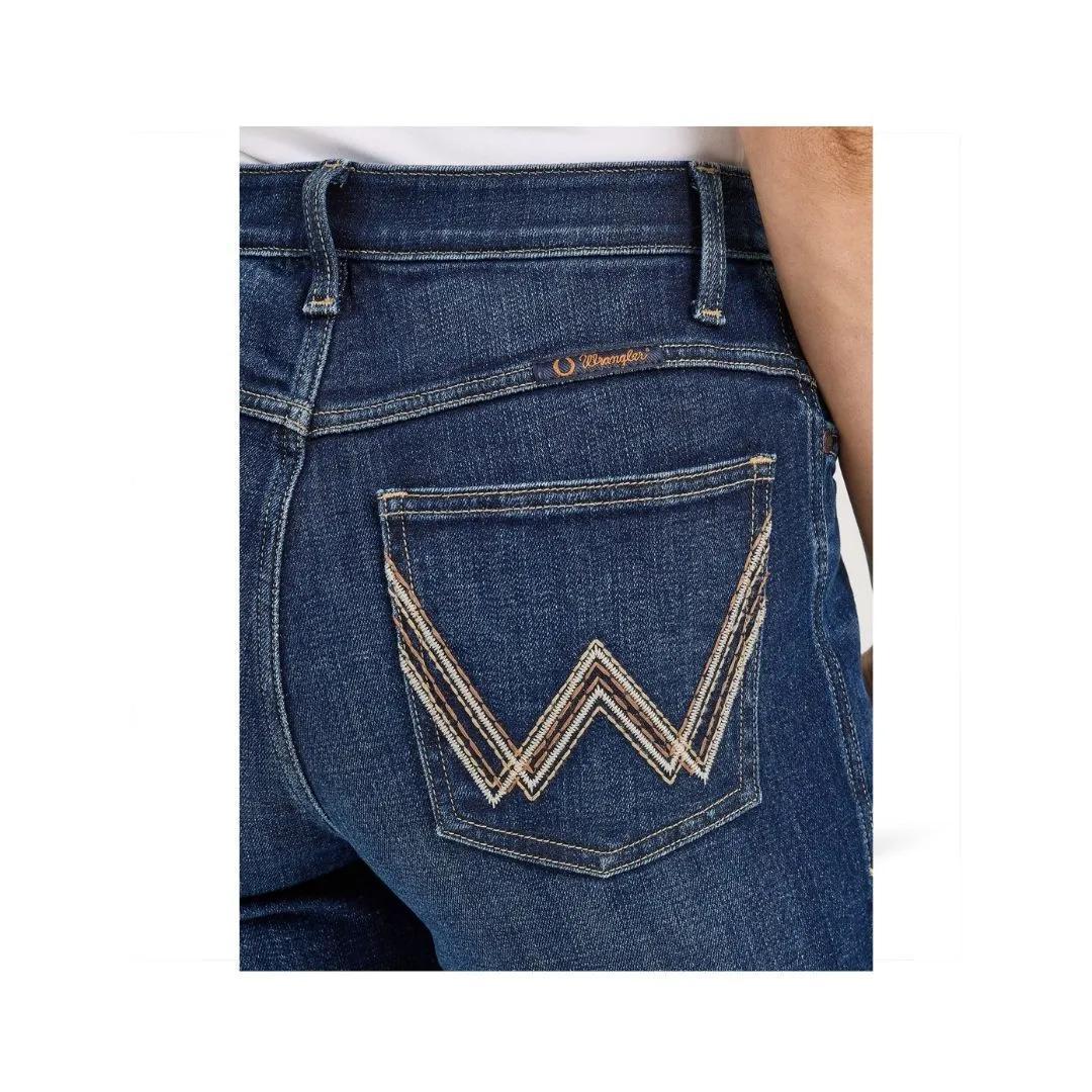 Wrangler Women's Willow Andrea Mid-Rise Ultimate Riding Bootcut Jean weis-western-wear