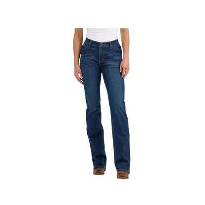 Wrangler Women's Willow Andrea Mid-Rise Ultimate Riding Bootcut Jean weis-western-wear