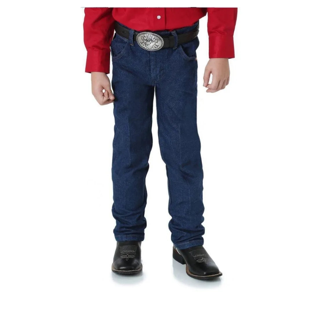 Wrangler Boy's Cowboy Cut Original Fit - Prewashed - Indigo