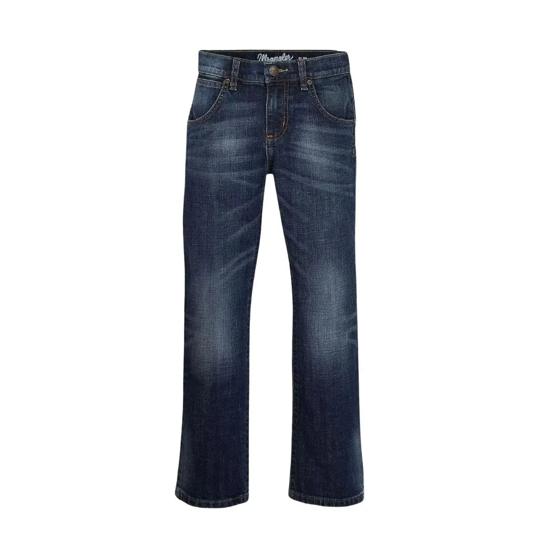 Wrangler Boy's Retro Slim Straight Leg Jeans weis-western-wear