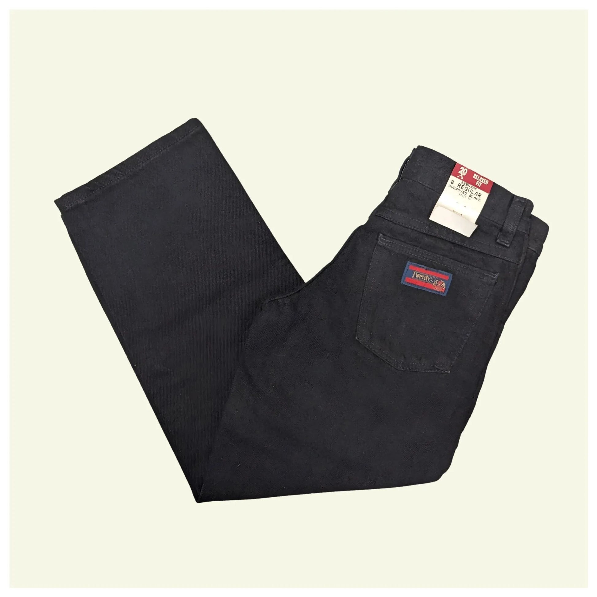 Wrangler Boy's Twenty X Relaxed Fit Jean - Overdyed Black weis-western-wear
