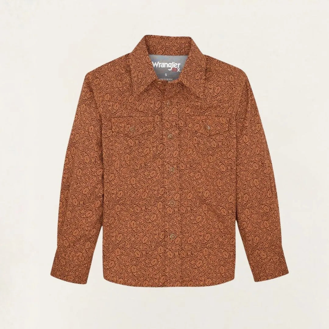 Wrangler Boys 20X Advanced Comfort Long Sleeves Shirt