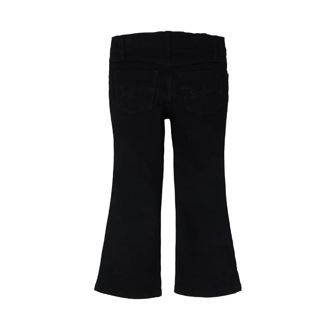 Wrangler Girl's Black Premium Patch Jeans weis-western-wear