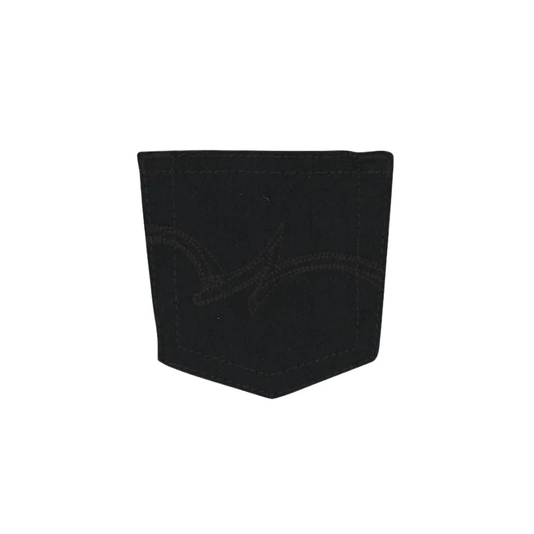 Wrangler Girl's Black Premium Patch Jeans weis-western-wear