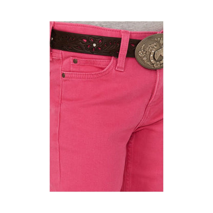 Wrangler Girl's Hot Pink Denim Bootcut Jeans