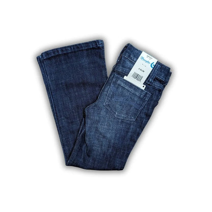 Wrangler Girl’s Premium Patch Low rise Jean - Dark Blue weis-western-wear
