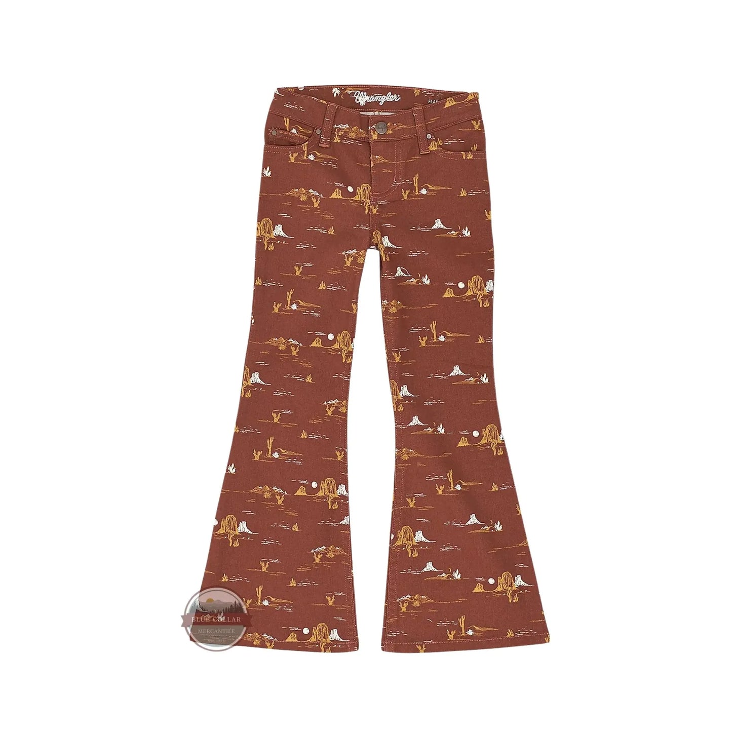Wrangler Girl's Western Flare- Kid's Girl's Jeans
