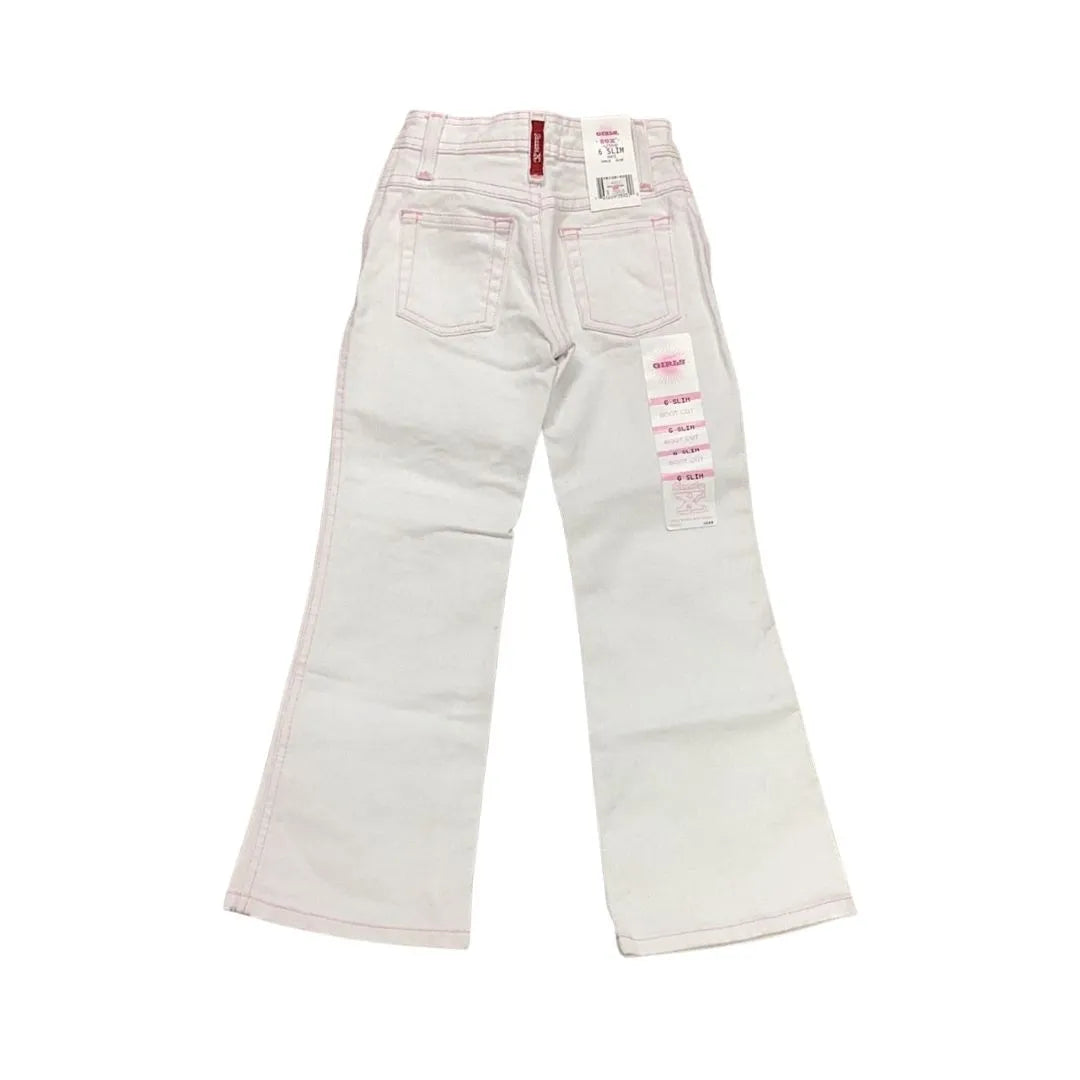 Wrangler Girls Jeans Boot Cut White Jeans