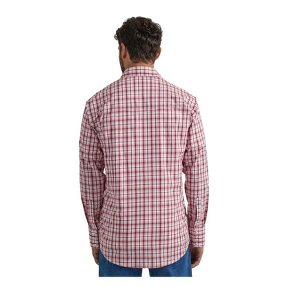 Wrangler Men's Long Sleeve Plaid Shirt