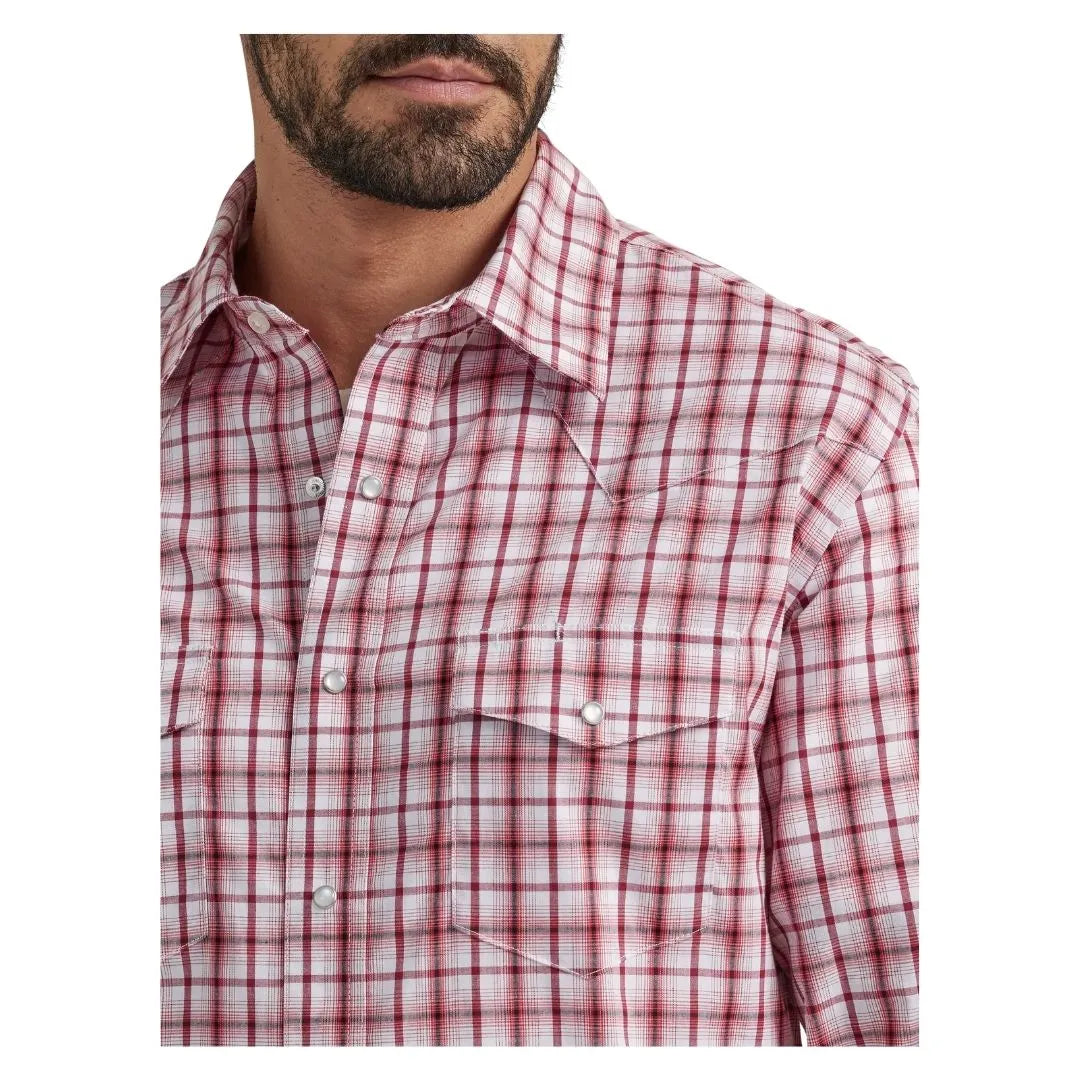 Wrangler Men's Long Sleeve Plaid Shirt