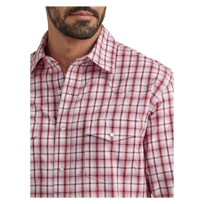 Wrangler Men's Long Sleeve Plaid Shirt