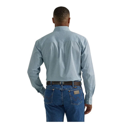 Wrangler Men’s Shirt Casual George Straight Long Sleeve Shirt
