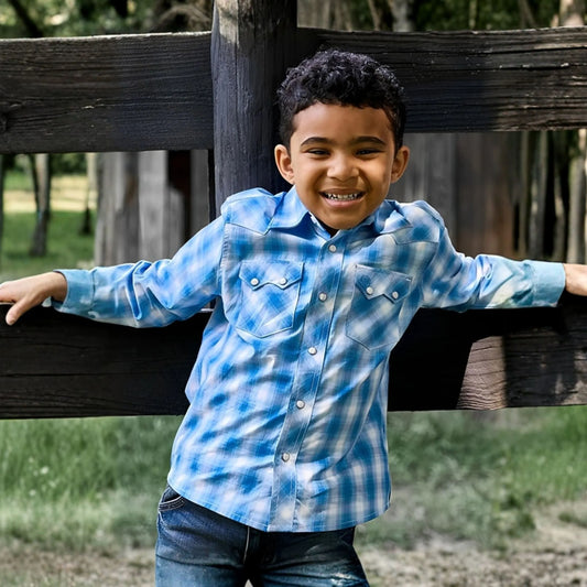 Wrangler Retro Boy's Snap Button Shirt