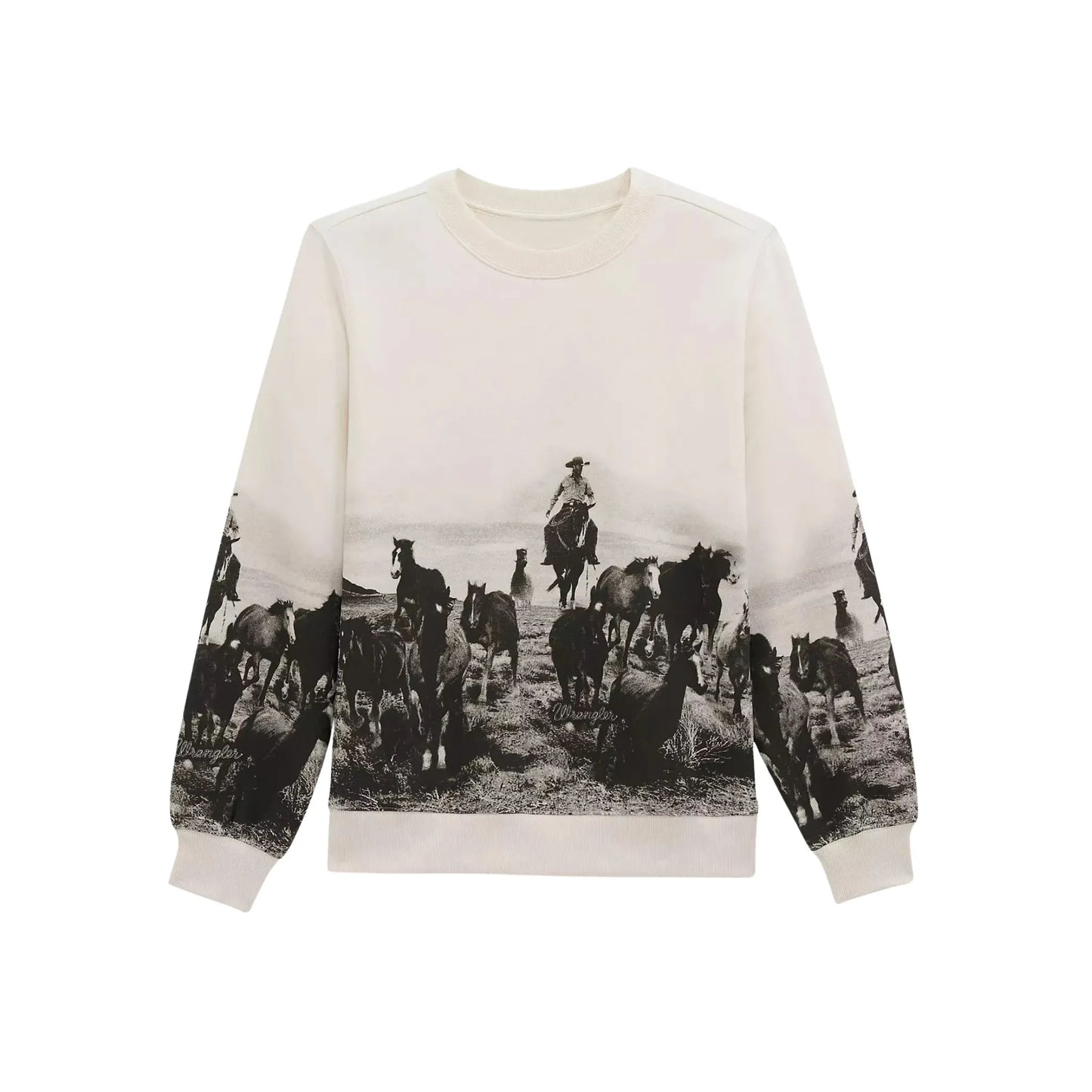 Wrangler Women's Archival Graphic Fleece Reg Pullover