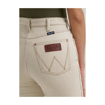 Wrangler Women's Bailey Pinstripe High Rise Trouser Jean