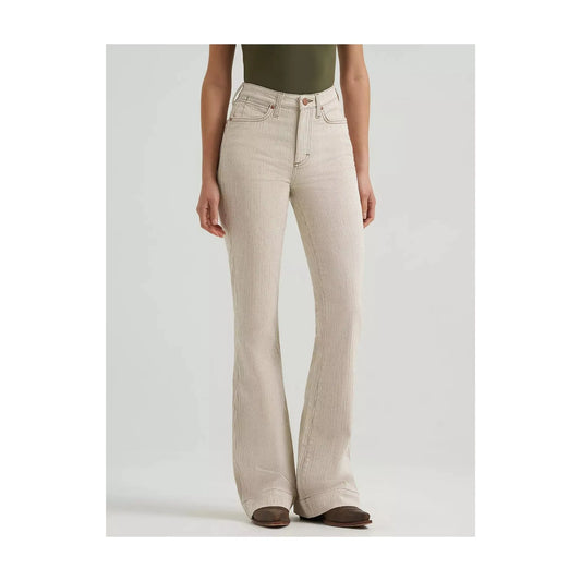 Wrangler Women's Bailey Pinstripe High Rise Trouser Jean