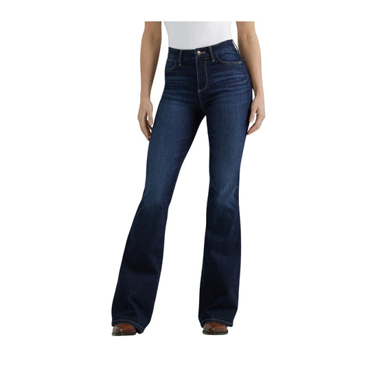 Wrangler Women's BeSpoke Madilyn Dark Wash High Rise Flare Jeans