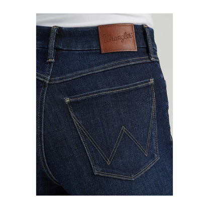 Wrangler Women's BeSpoke Madilyn Dark Wash High Rise Flare Jeans