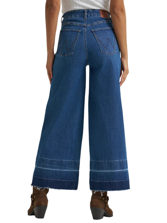 Wrangler Bespoke Wideleg Crop Jean - High Rise - Leanna