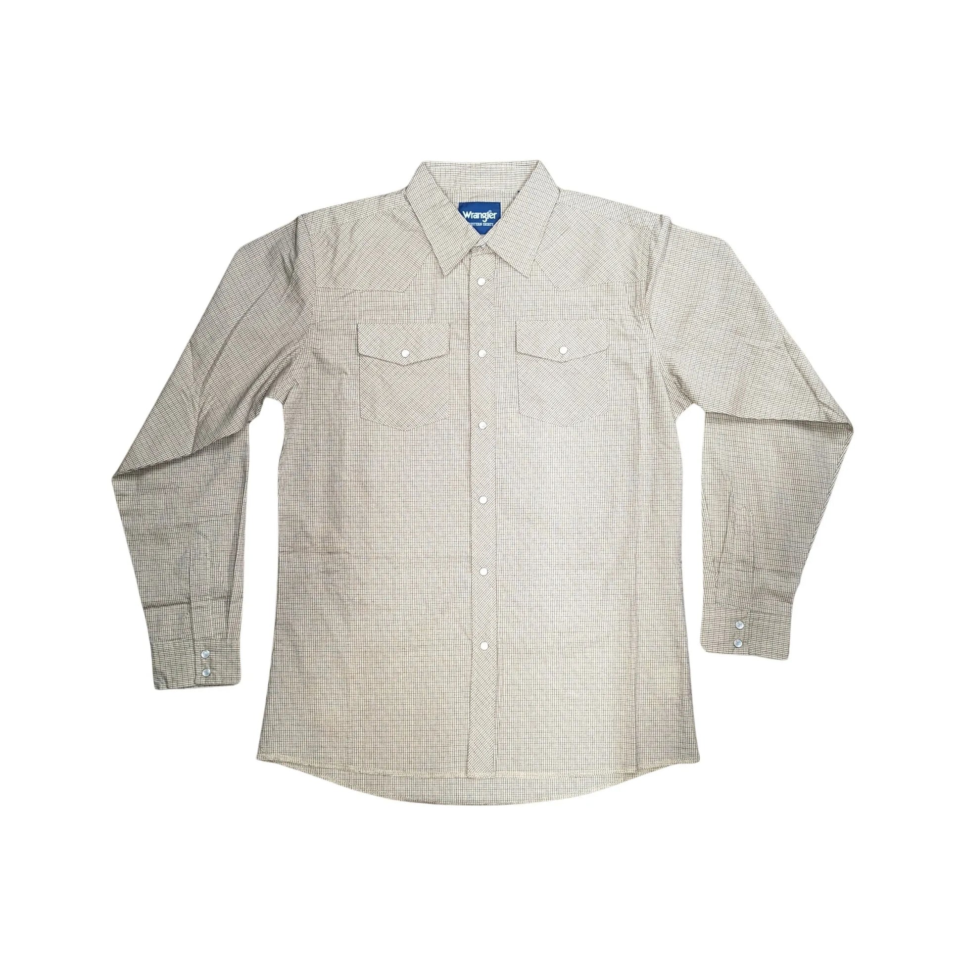 Wrangler Boy's Assorted Long sleeve Western Plaid Shirts weis-western-wear