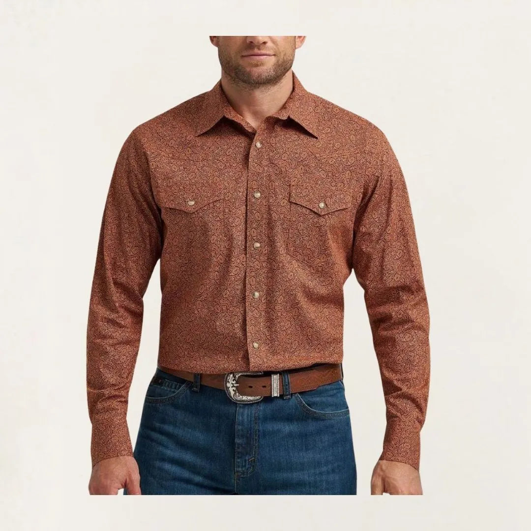 Wrangler Men's 20X Competition Advanced Comfort Long Sleeve Shirt